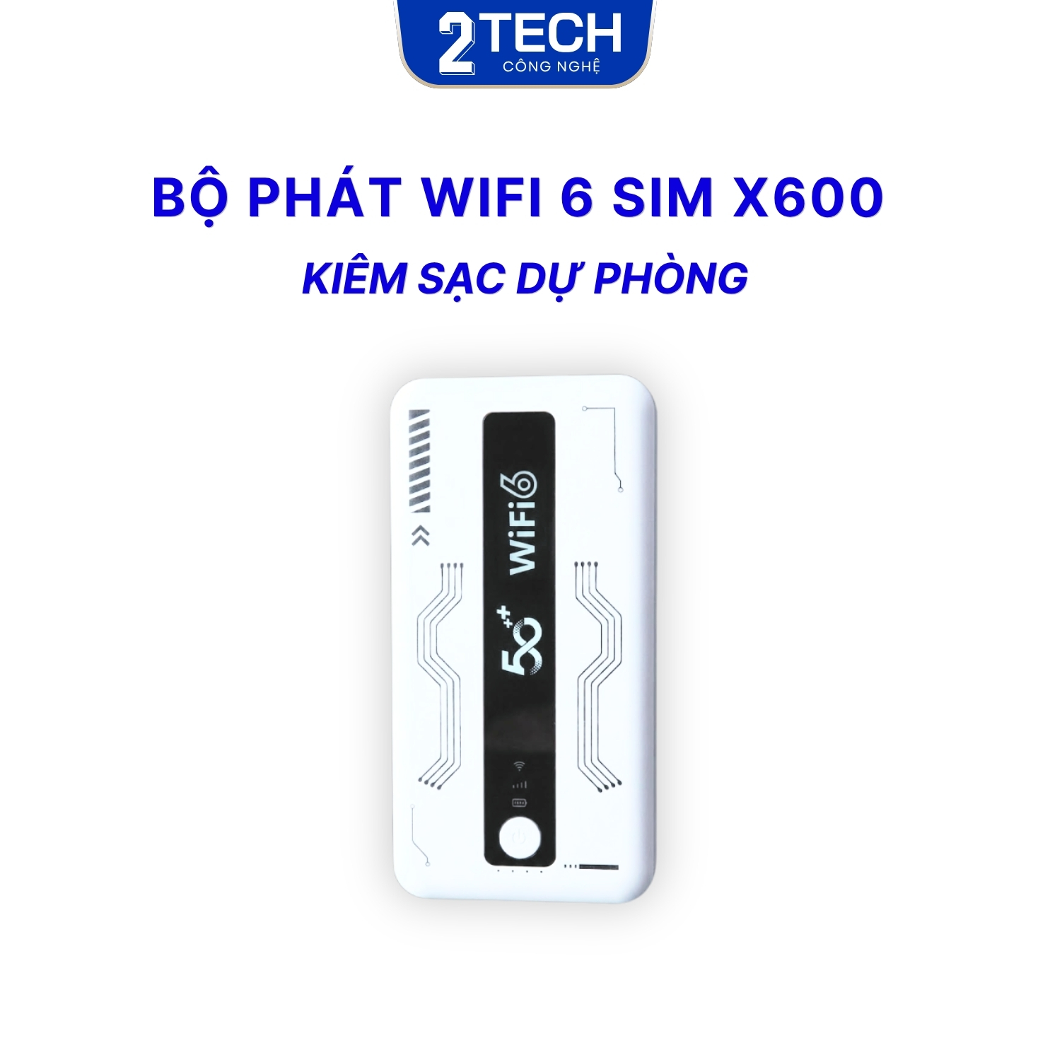 Bộ Phát Wifi Di Động MS170- Chuẩn Wifi 6- Kiêm Sạc Dự Phòng- sóng siêu khỏe