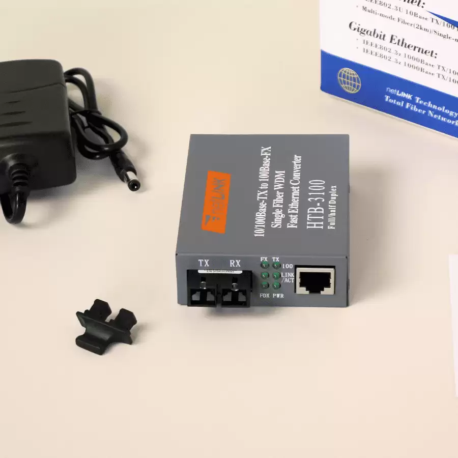 Bộ chuyển đổi quang điện Netlink 2 sợi 100