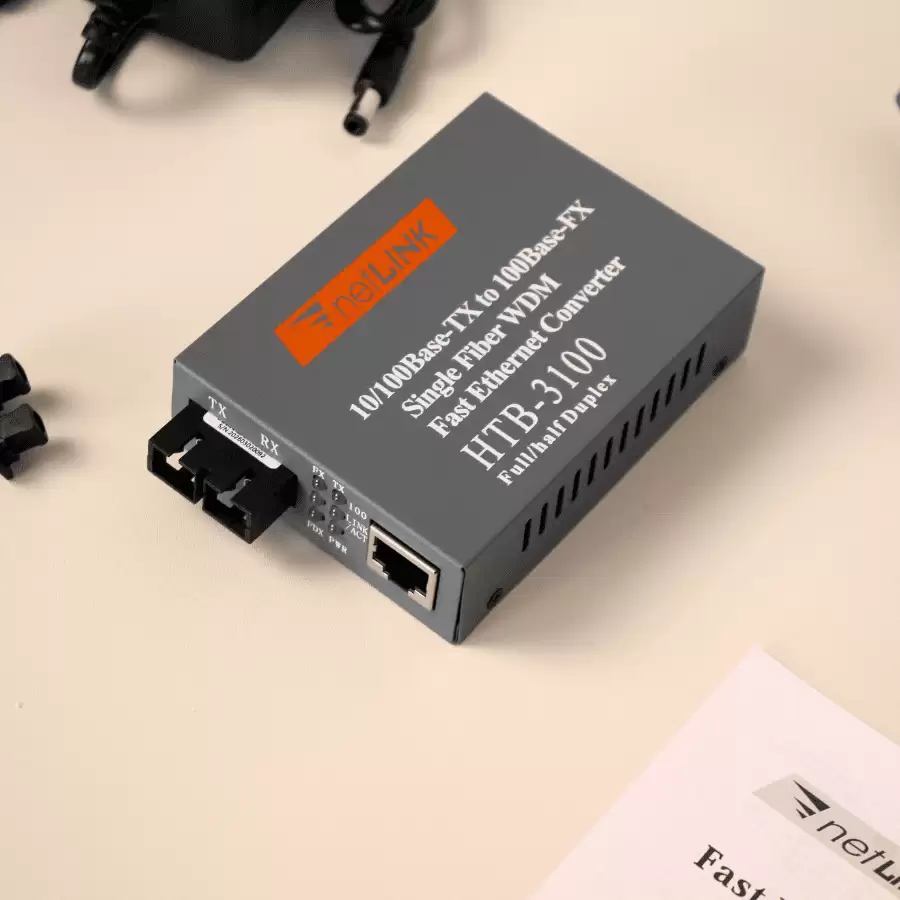Bộ chuyển đổi quang điện Netlink 2 sợi 100