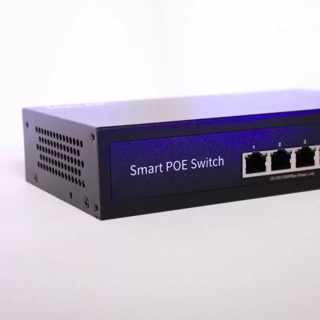Bộ chia mạng POE 4 cổng SP42G IQTEK – 4 PoE + 2 Uplink Gigabit, công suất 65W - Ảnh 5